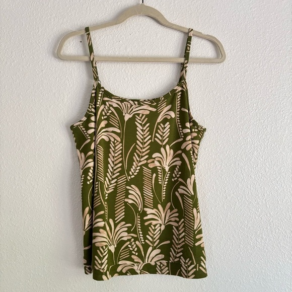Cabi | green balcony cami palm print 6353 - Picture 2 of 5